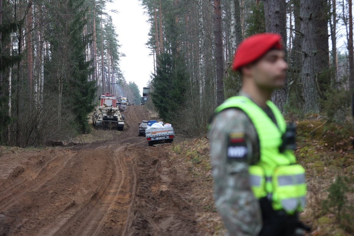 Pabradėje dingusių keturių JAV karių gelbėjimo operacija