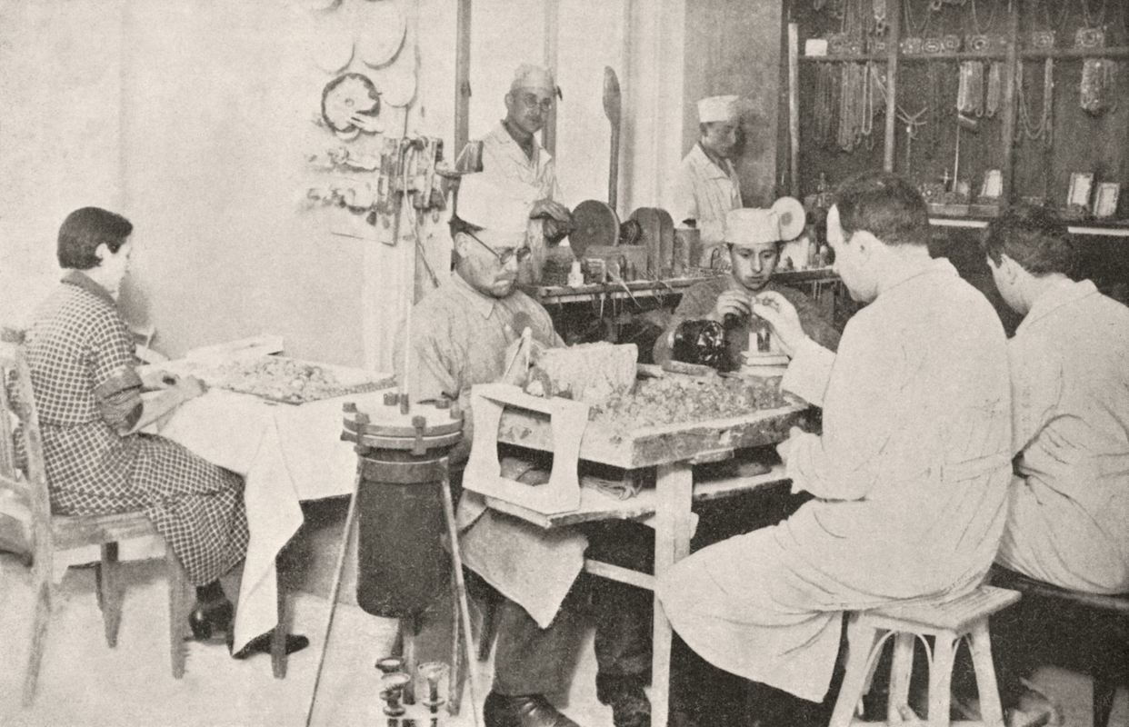 Palanga maždaug 1930 m. Vaizdas iš lėktuvo.