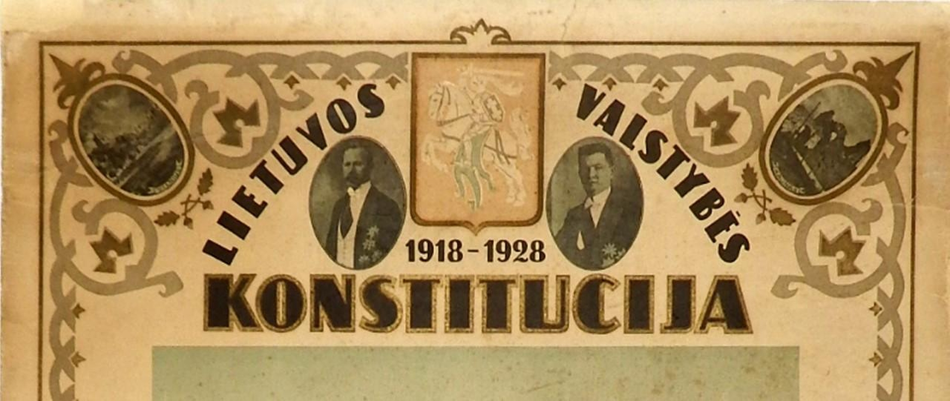 Mažosios Lietuvos istorijos muziejuje bus galima pamatyti unikalų 1928 m. plakatą, kuriame pristatoma pirmoji (laikinoji) Konstitucija, priimta 1918 m.