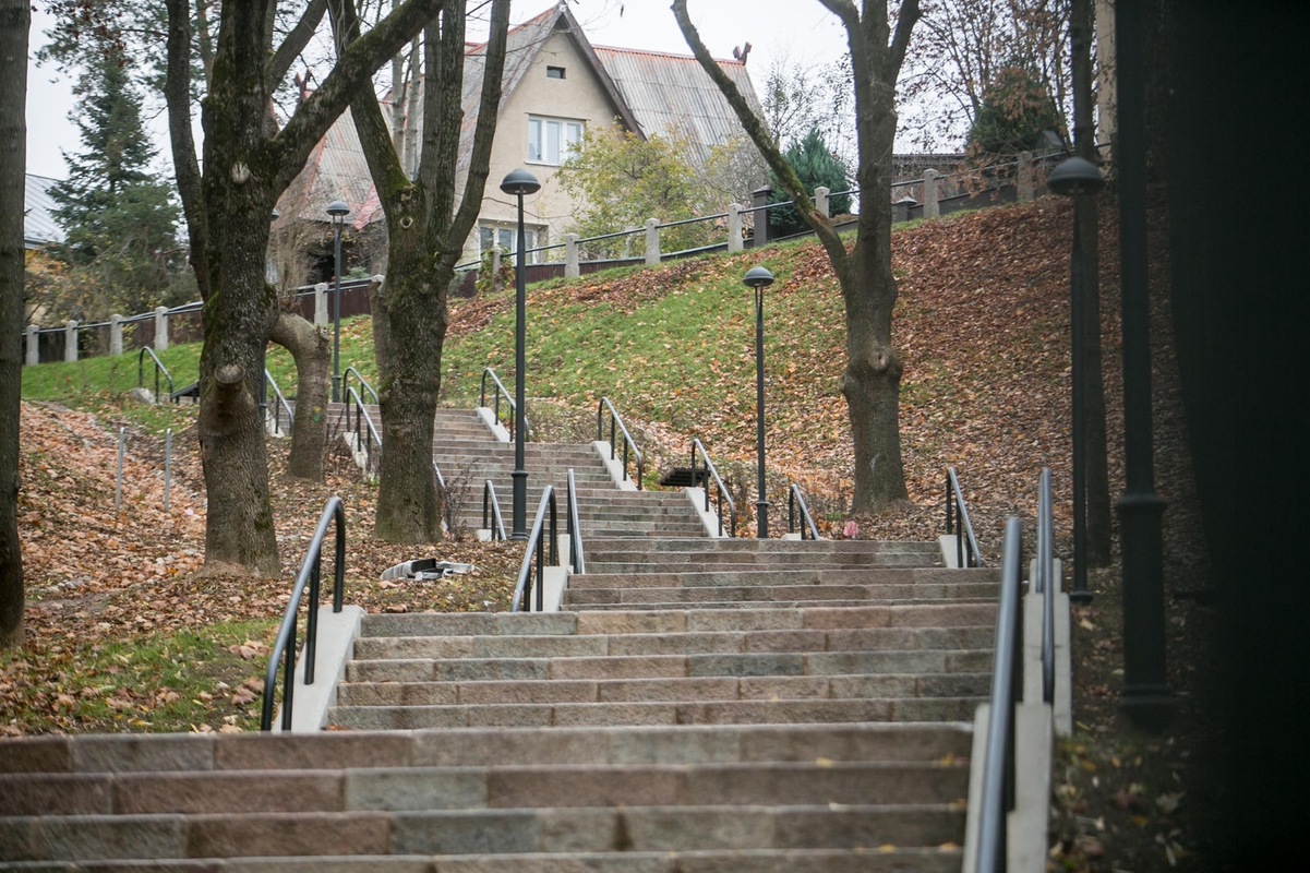 Atgimė legendiniai Kauko laiptai