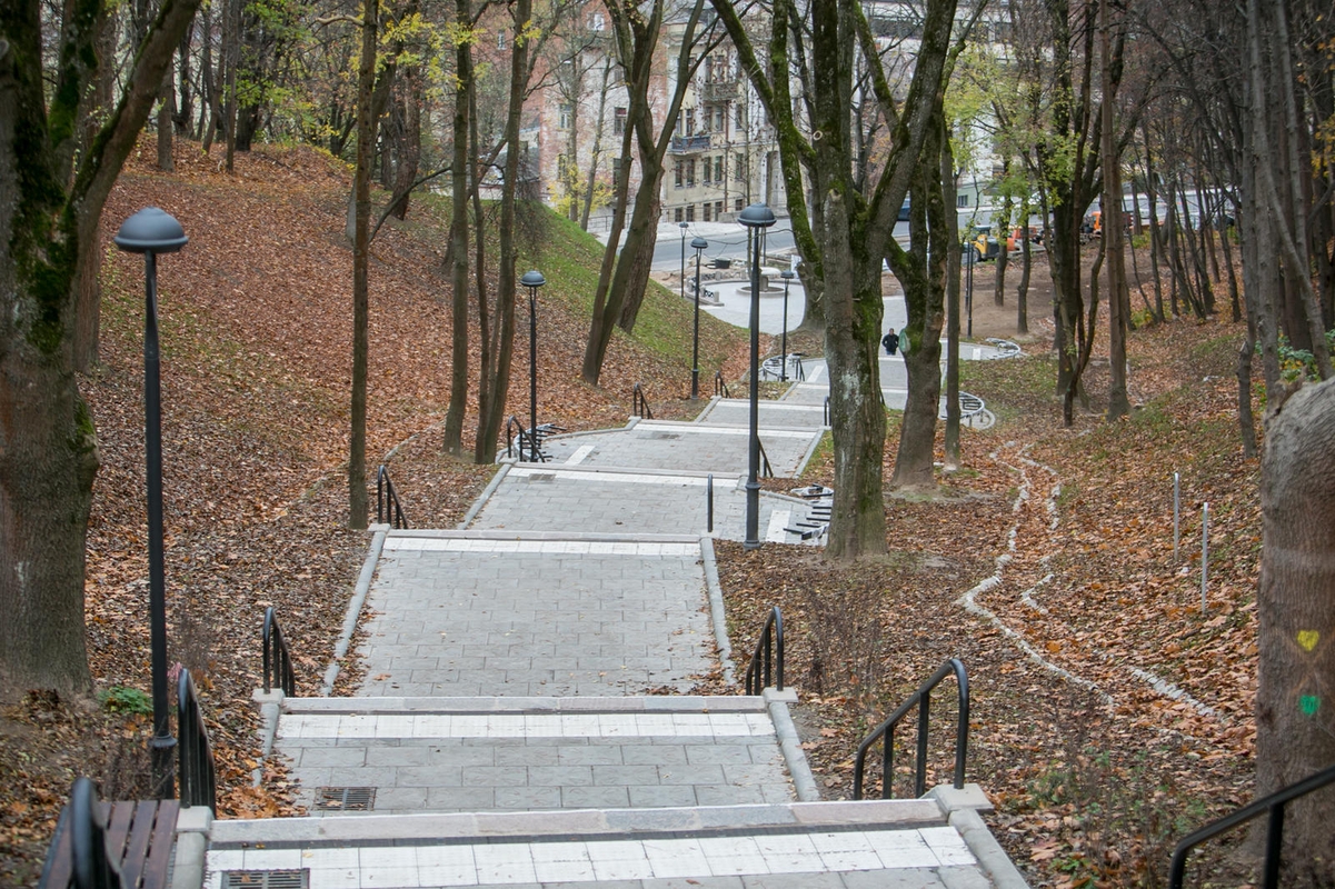 Atgimė legendiniai Kauko laiptai