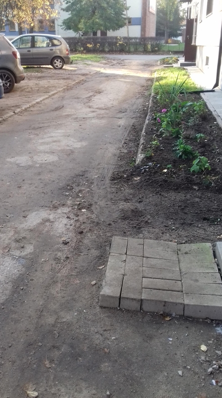 Situacija: papildomi laiptinių remonto darbai renovacijos investicijų plane nebuvo numatyti.