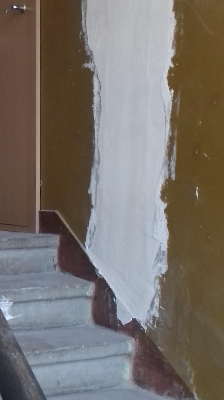 Situacija: papildomi laiptinių remonto darbai renovacijos investicijų plane nebuvo numatyti.