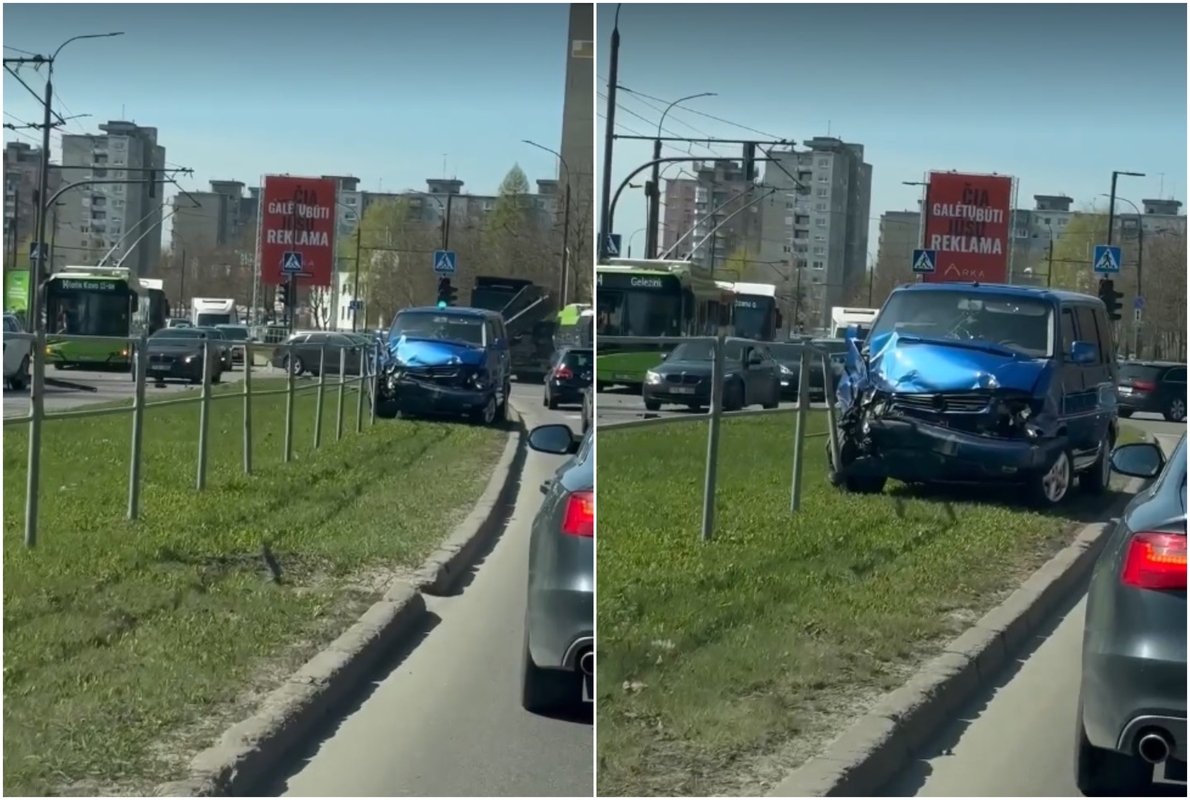 Avarija Šiaurės pr.: vaikas skubiai išgabentas į ligoninę