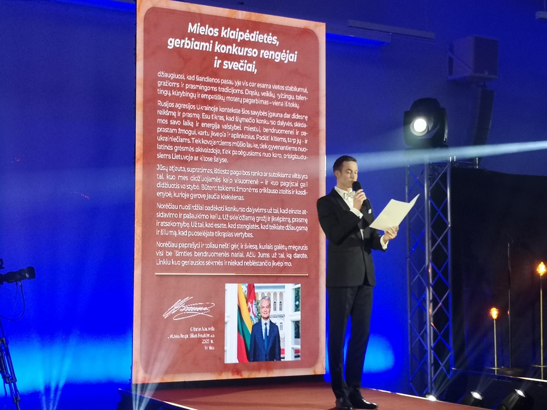 Konkurso „Metų klaipėdietė“ apdovanojimai ir koncertas