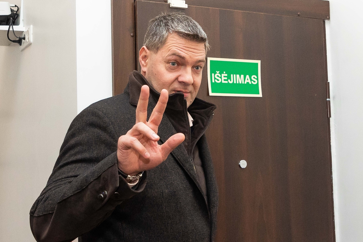 A. Mazuronio štabas Darbo partijos būstinėje