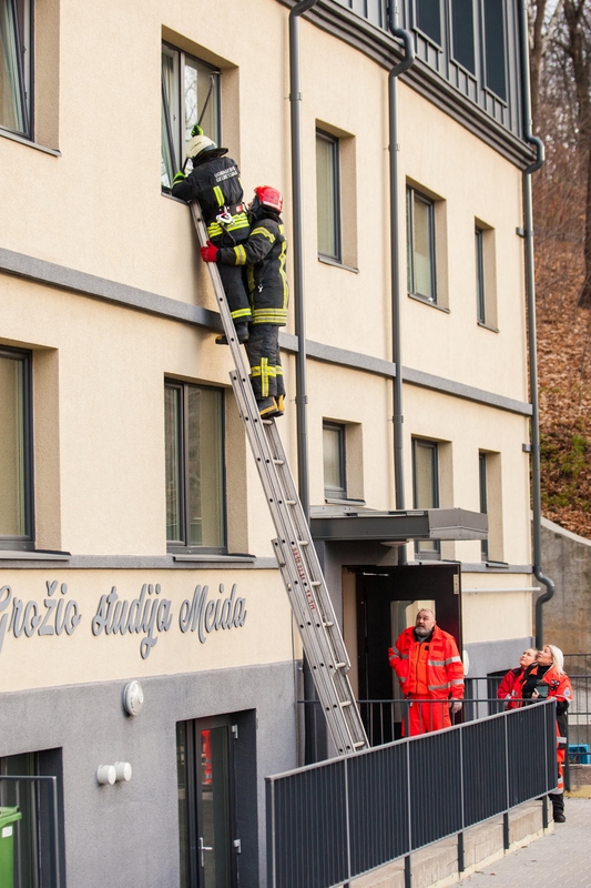 Asilo sulaikymas Žemaičių gatvėje