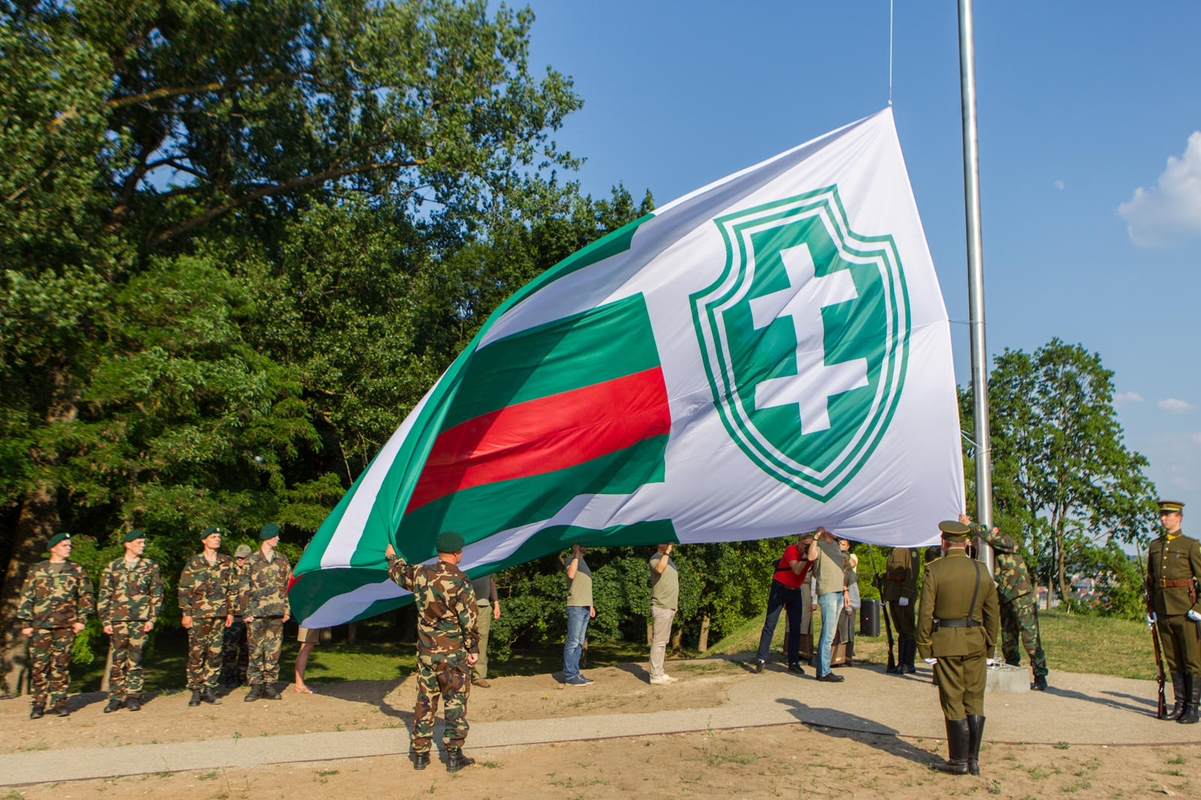 Iškelta Lietuvos šaulių sąjungos vėliava
