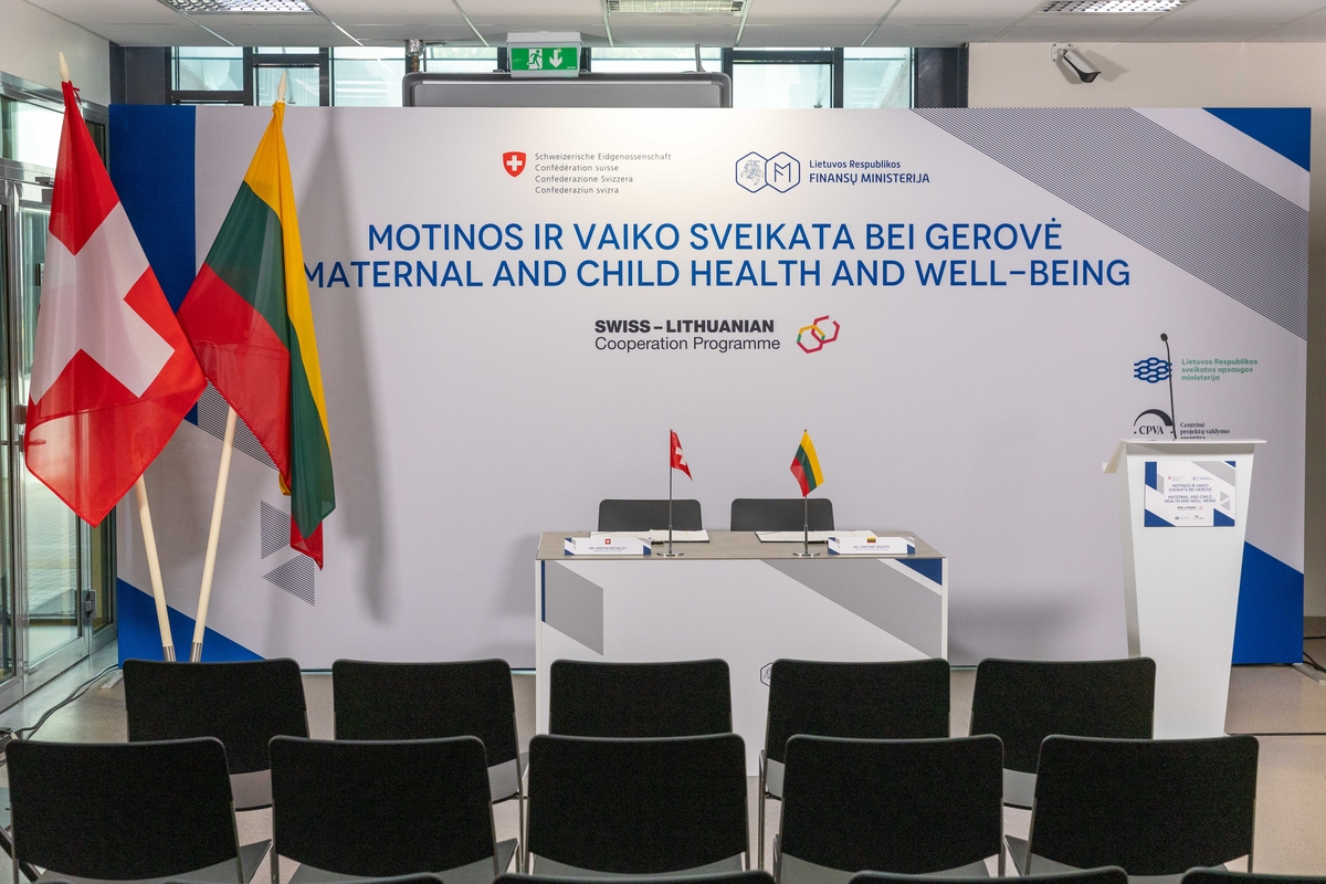 Lietuva ir Šveicarija skirs 36 mln. eurų šalies motinų ir vaikų ambulatorinei priežiūrai