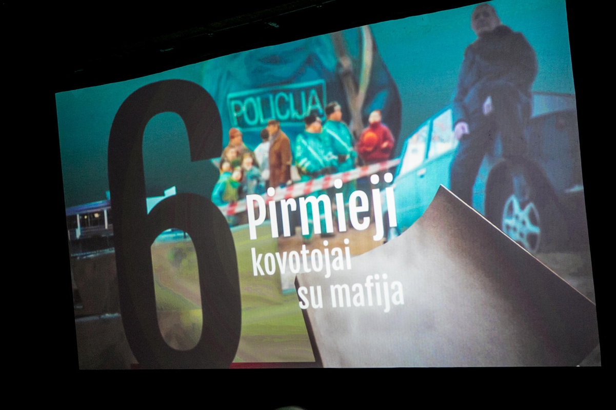 Dailiaus Dargio dokumentinio filmo „Pirmieji kovotojai su mafija“ pristatymas