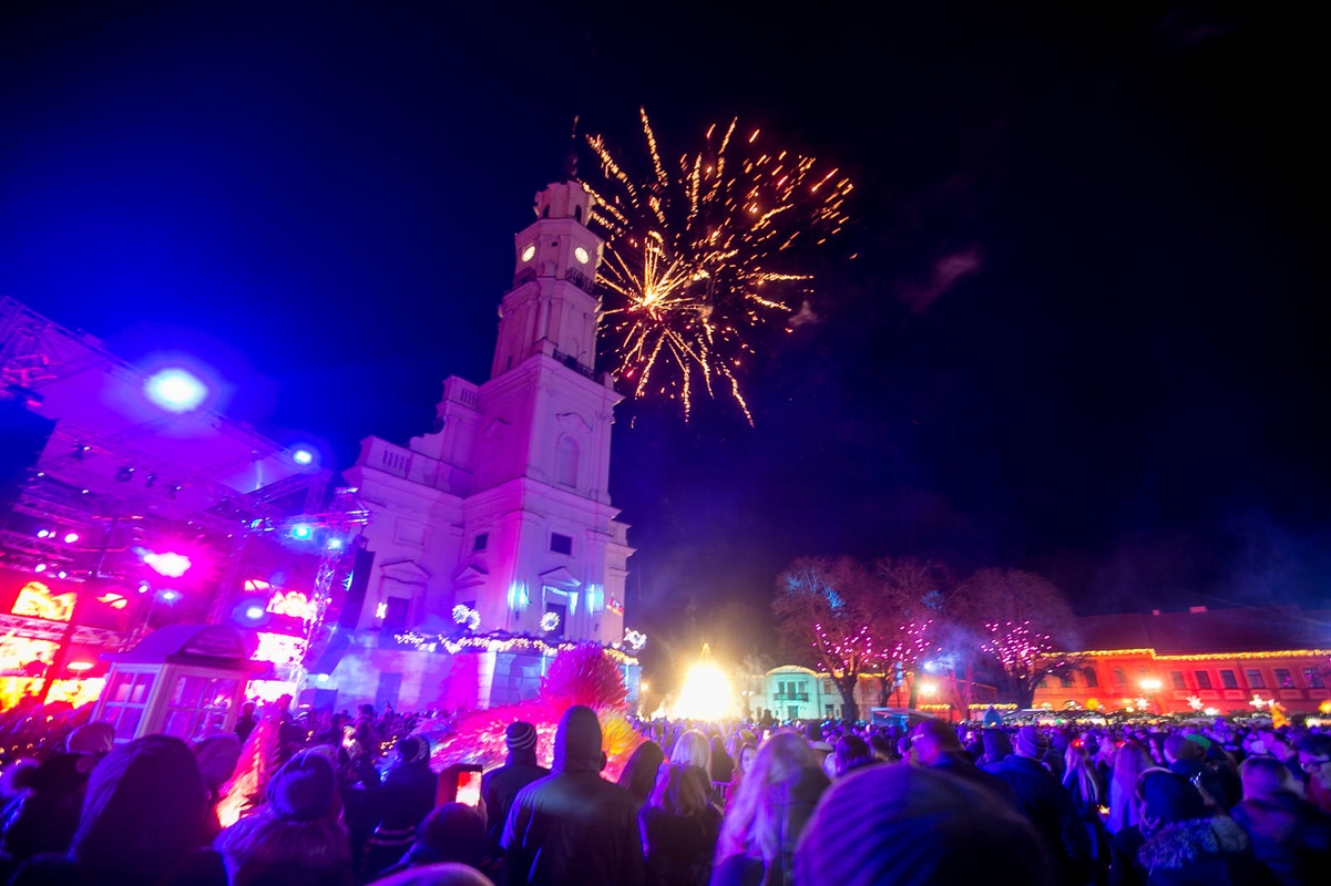 Kaunas sutinka 2020-uosius metus