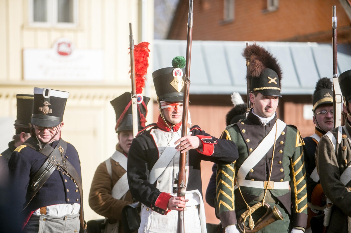 Napoleono armijos mūšio inscenizacija