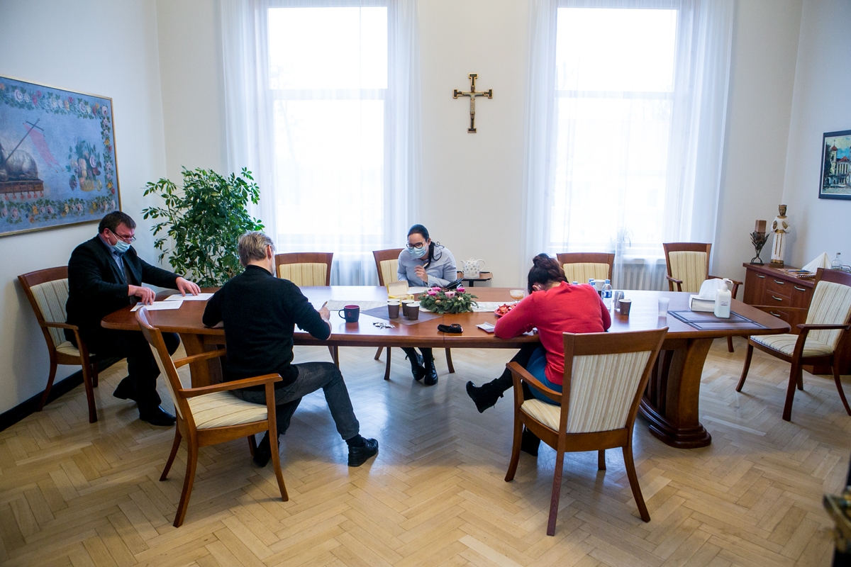 Kraujo donorystės akcija Kauno arkivyskupijos kurijoje