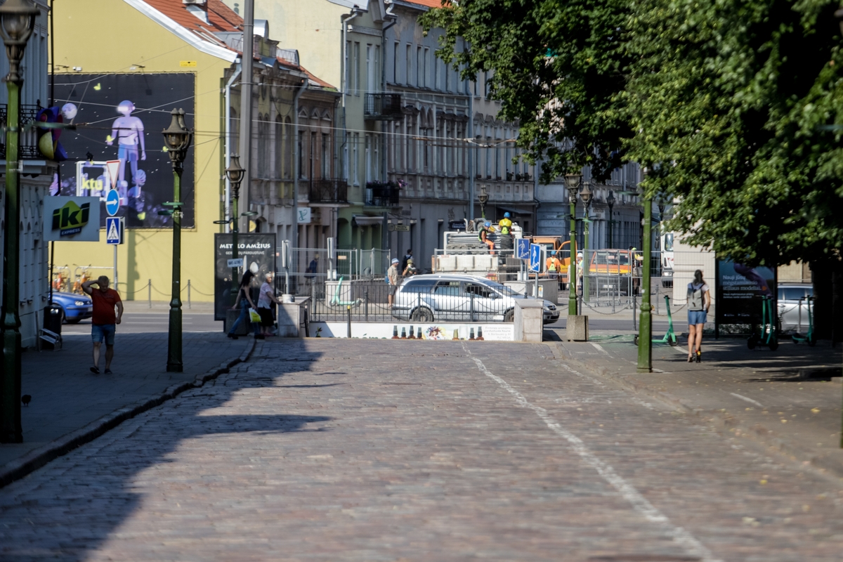 Rekonstrukcijai uždaroma Vilniaus gatvė