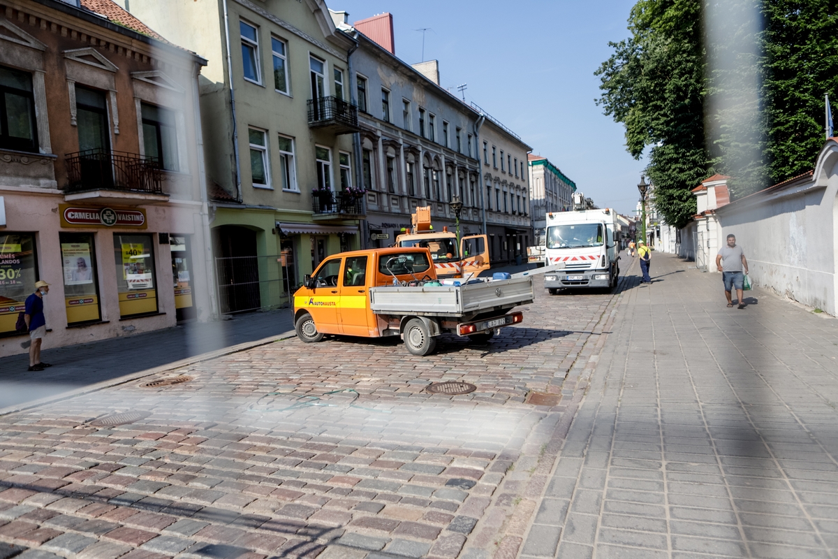 Rekonstrukcijai uždaroma Vilniaus gatvė