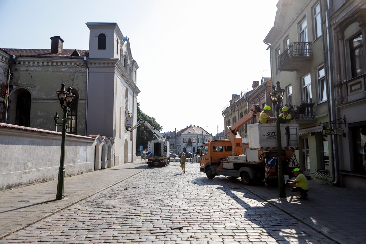 Rekonstrukcijai uždaroma Vilniaus gatvė