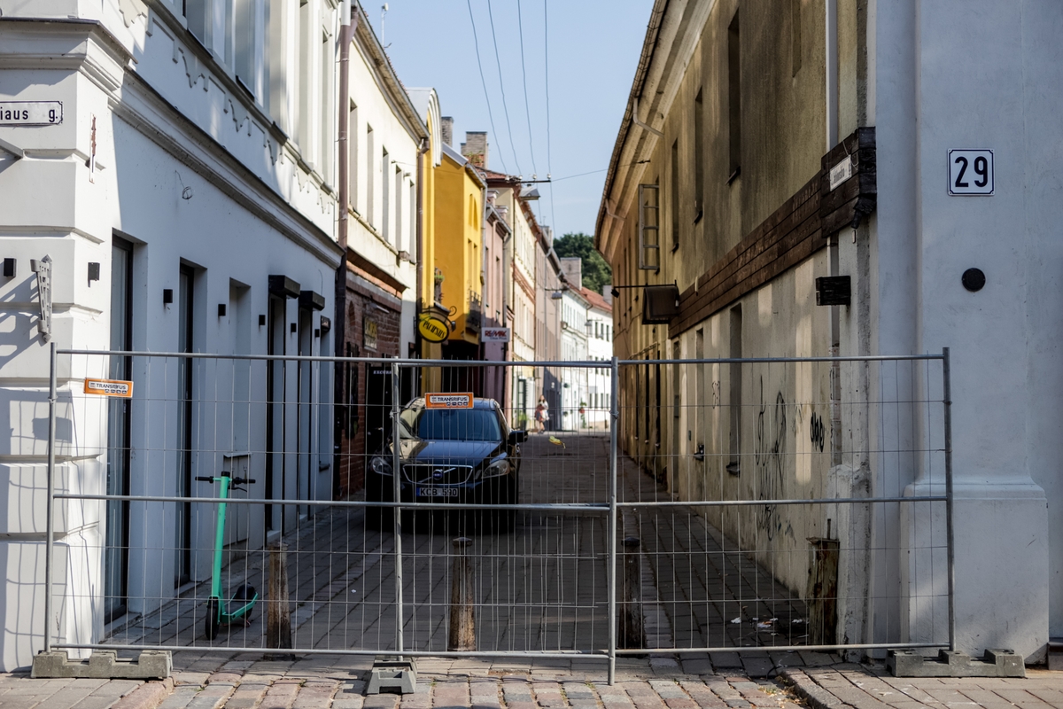 Rekonstrukcijai uždaroma Vilniaus gatvė