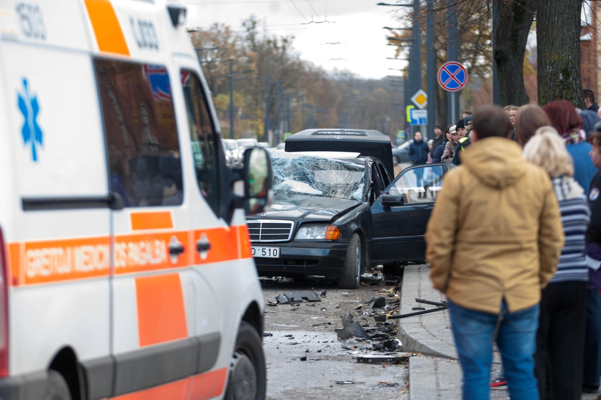 Tragiška avarija Šančiuose: žuvo moteris