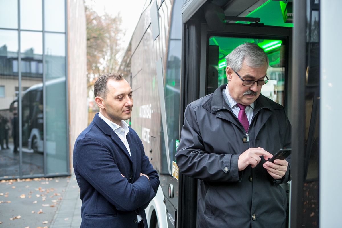 Kauno gatves išbando naujasis elektrinis autobusas