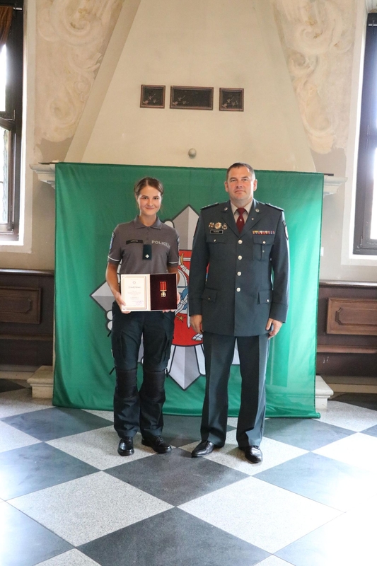 Apdovanoti policijos pareigūnai