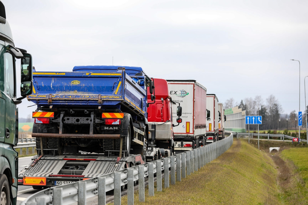 Vilkikų eilės Lietuvos pasienyje su Lenkija