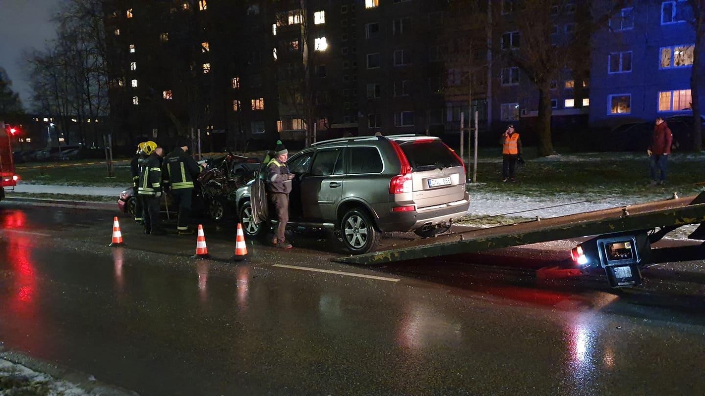 Neblaivaus vairuotojo sukelta avarija Šiaurės prospekte