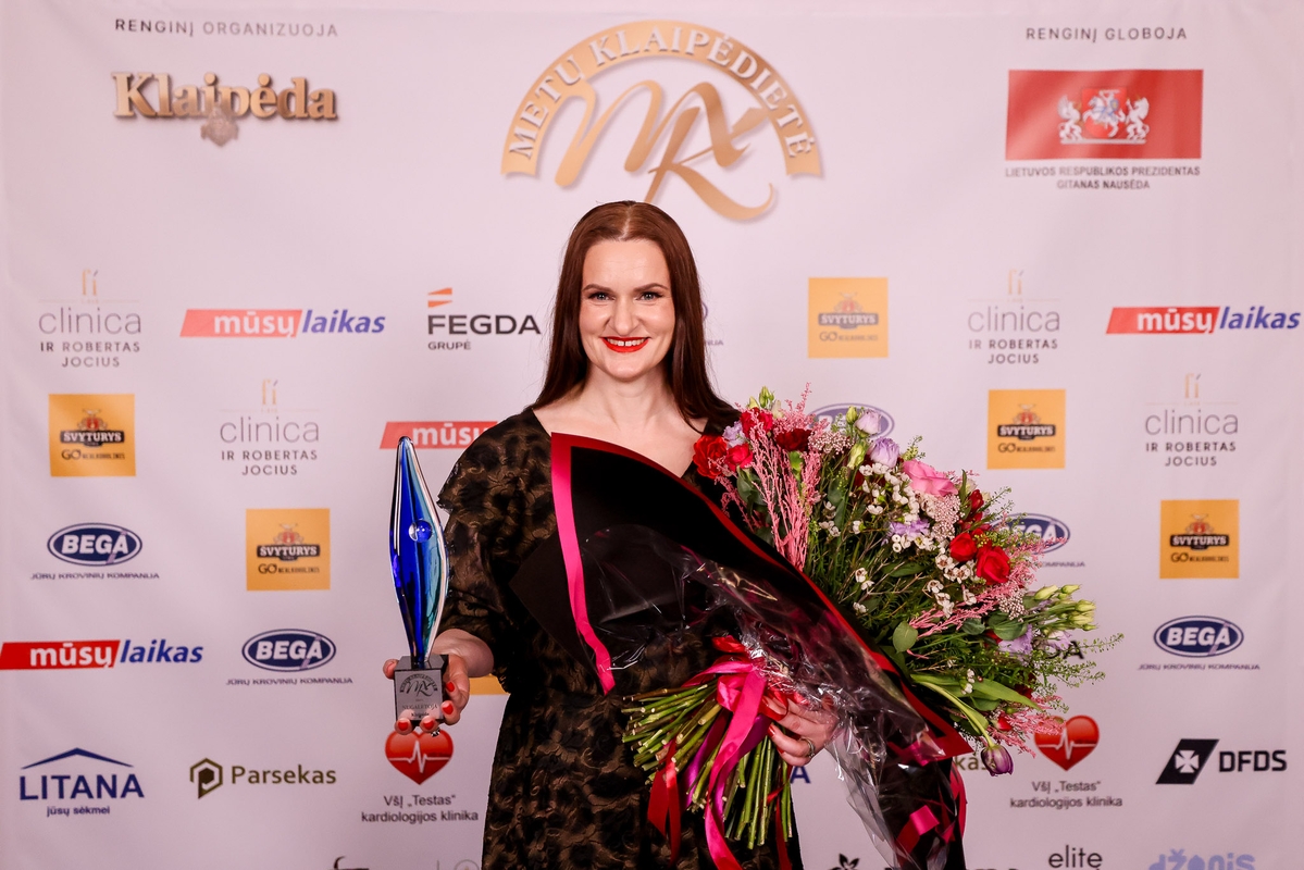 Metų klaipėdietės apdovanojimų iškilmės