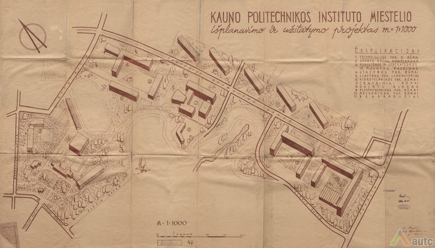 KTU studentų miestelis 1977 m.