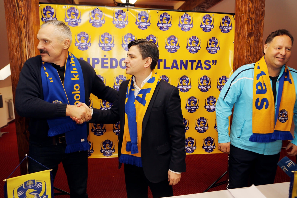 "Atlanto" klubo spaudos konferencija