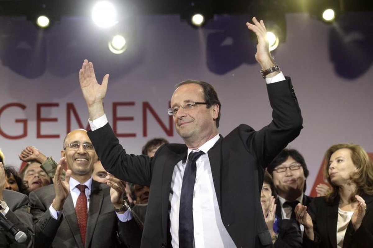 F.Hollande'as Prancūzijos prezidento rinkimuose nugalėjo N.Sarkozy