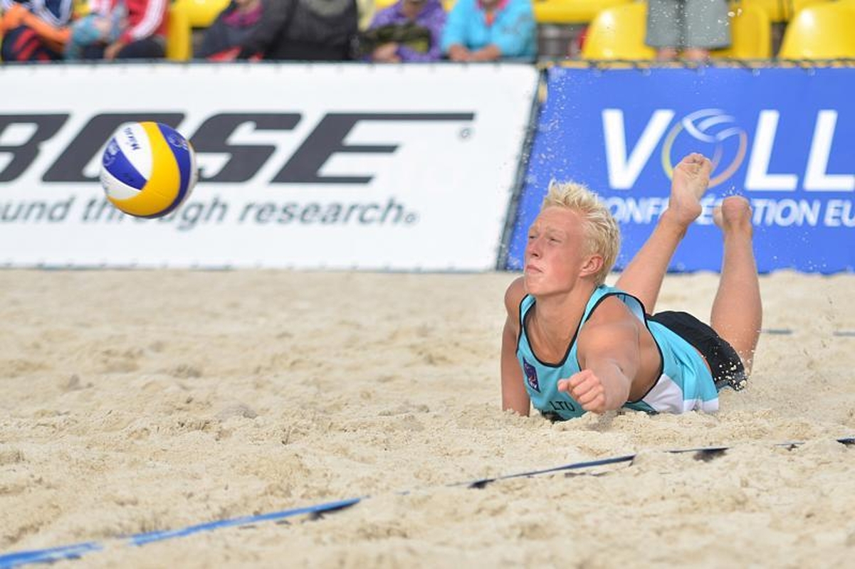 Pirmoji ietuvaičių pergalė Senojo žemyno jaunių paplūdimio tinklinio čempionate
