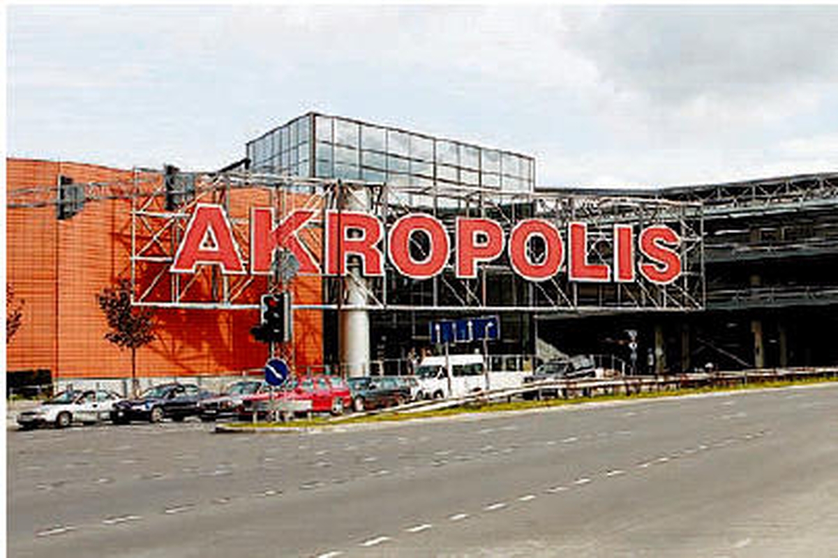 Prekybos centre "Akropolis" užfiksuotas incidentas