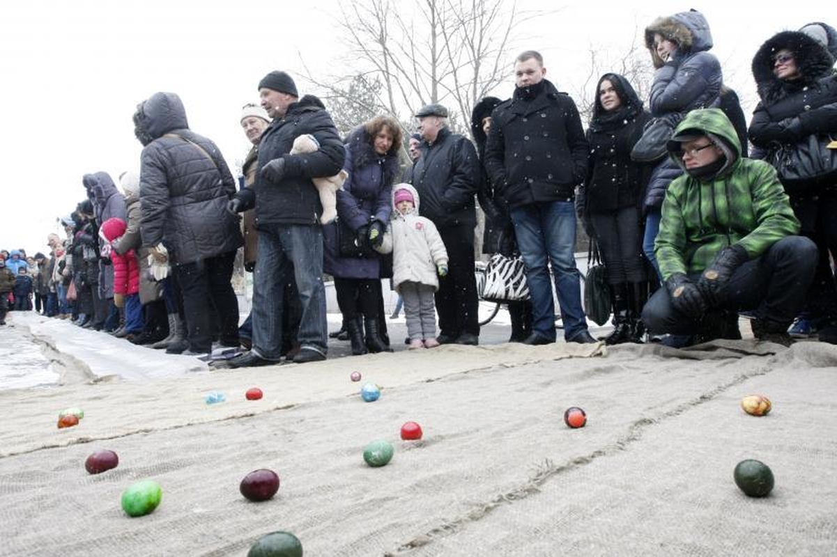 Velykų linksmybėms Palangoje sutrukdė sniegas 