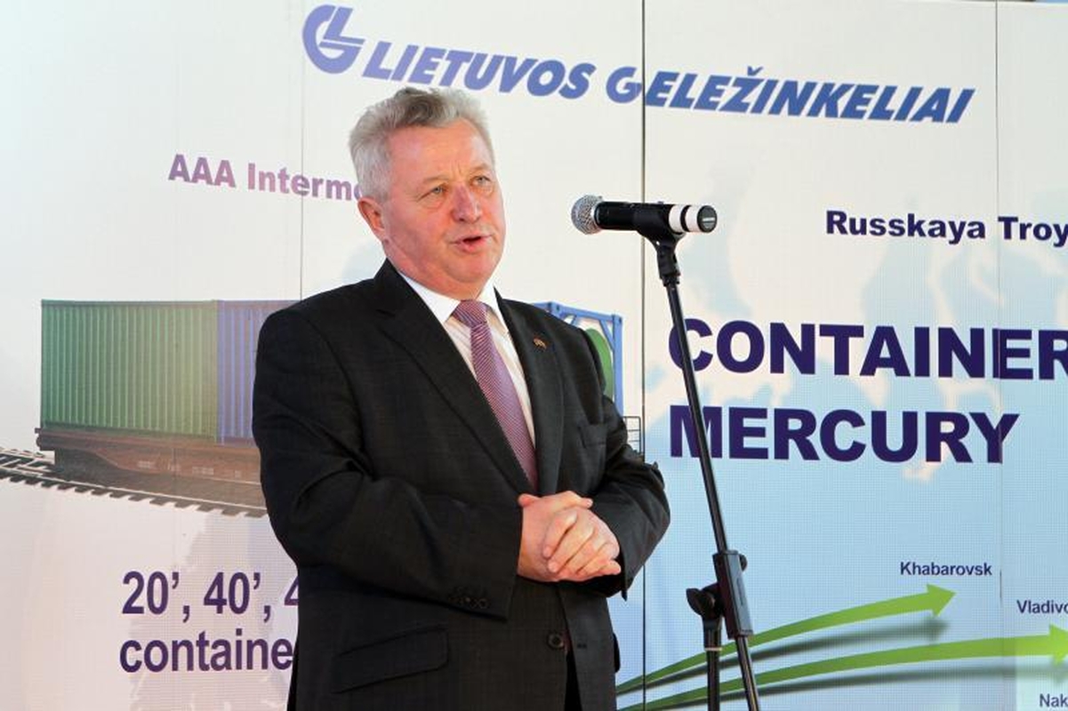 Iš Klaipėdos išlydėtas traukinys „Merkurijus“