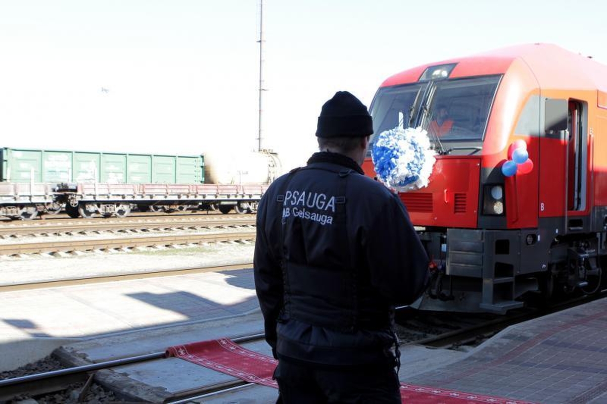 Iš Klaipėdos išlydėtas traukinys „Merkurijus“