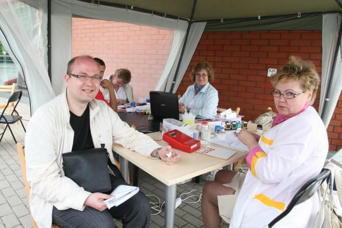 Donorai rikiavosi į eilę
