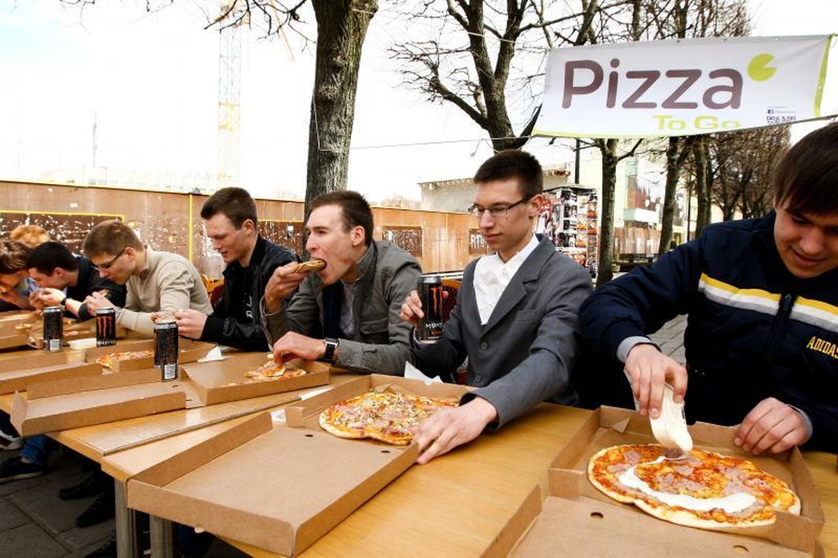 Ėdrūnų varžybas laimėjęs studentas: jaučiuosi vos užkandęs