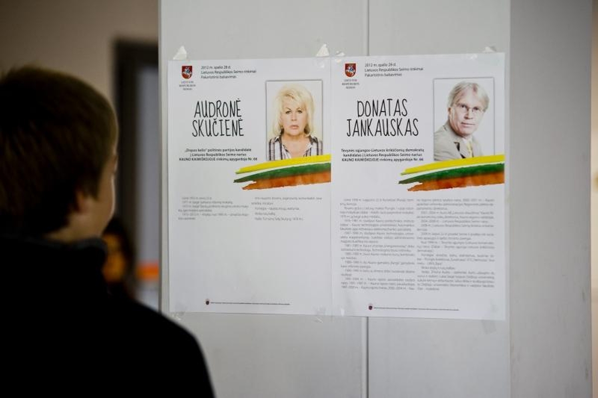 Kauniečiai balsuoti pradėjo anksti, bet vangiai