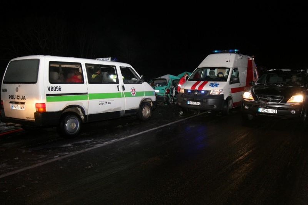 Per skaudžią avariją Vilniaus rajone žuvo moteris