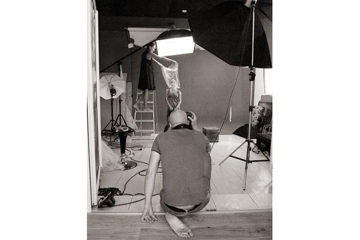 Fotografuodamasi žurnalo viršeliui I.Puzaraitė vos nepaskendo