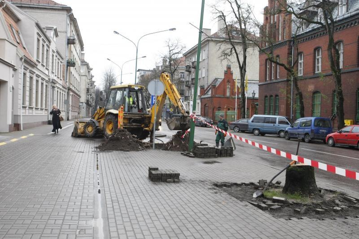 Liepų gatvę „palieka“ ilgametės miesto liepos