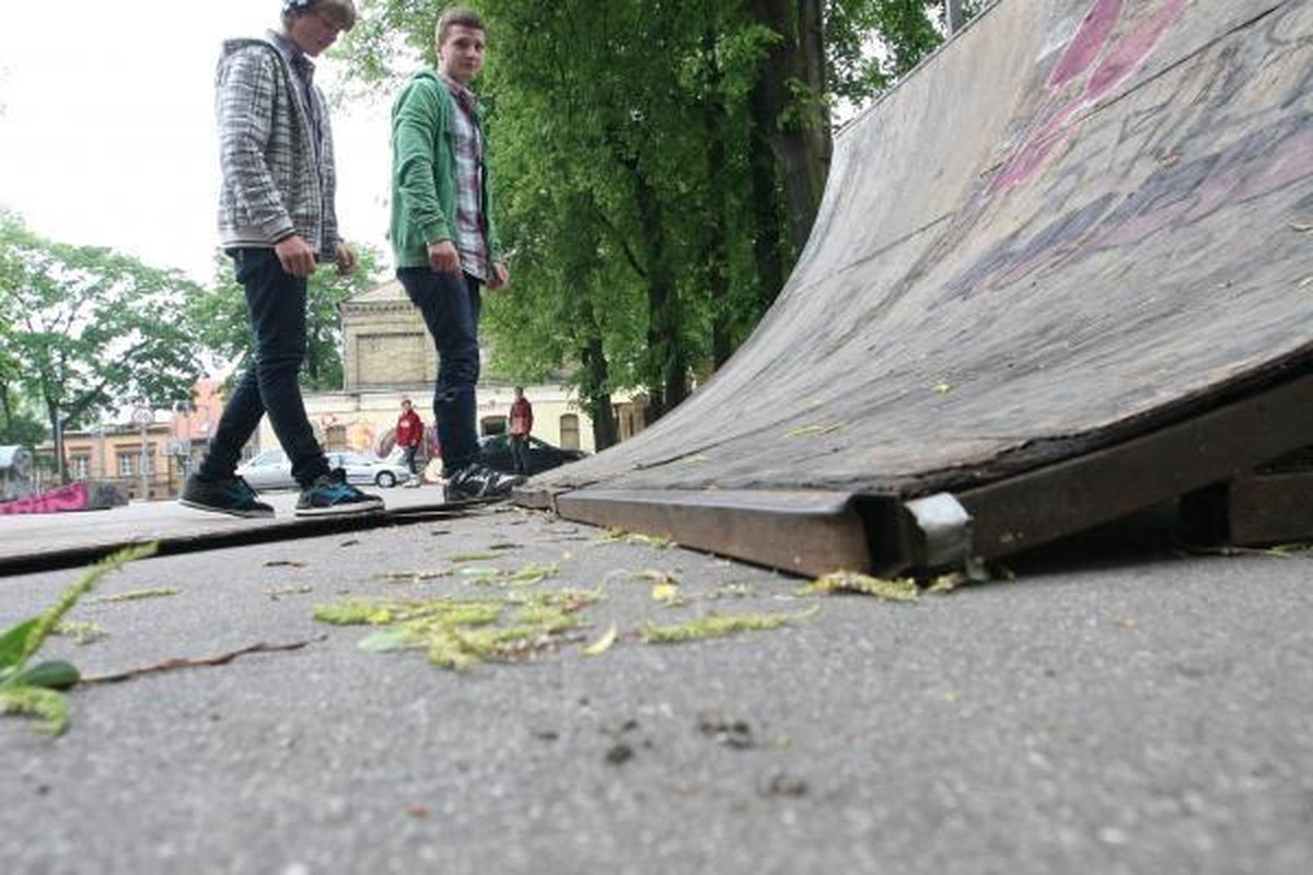 Dėl vienintelio Klaipėdoje skeitparko – paauglių skundai