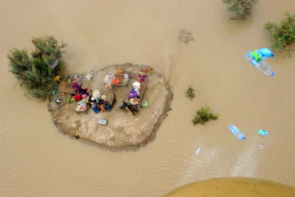 Pakistaną niokojančių potvynių mastas didesnis nei 2004 metų cunamio