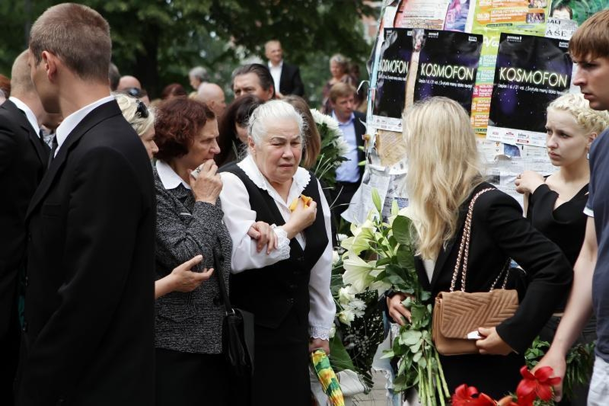 Aktorius V.Klimas atgulė Lėbartų kapinėse