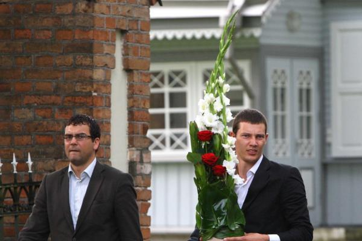 Goda ir Rolandas Alijevai džiaugiasi santuoka