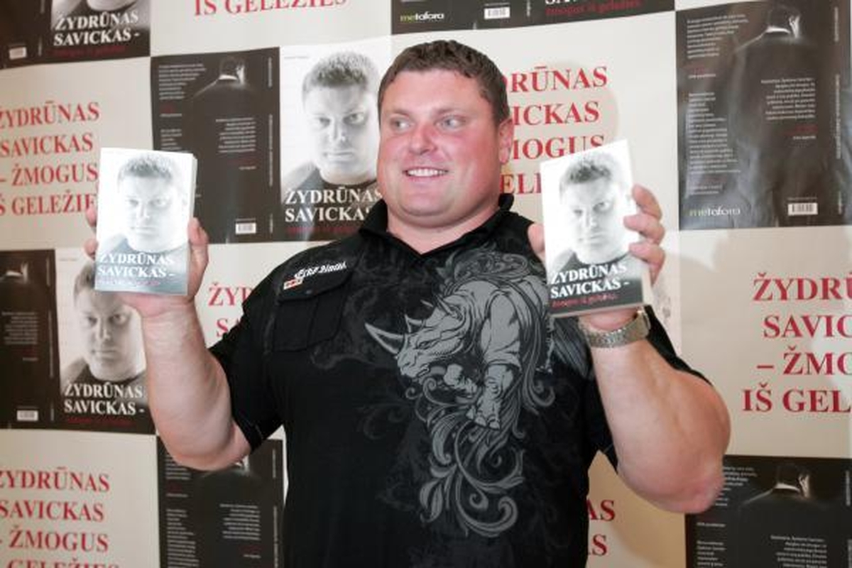 Ž.Savickas: A.Schwarzeneggeriui nuvežčiau lietuvišką knygos versiją