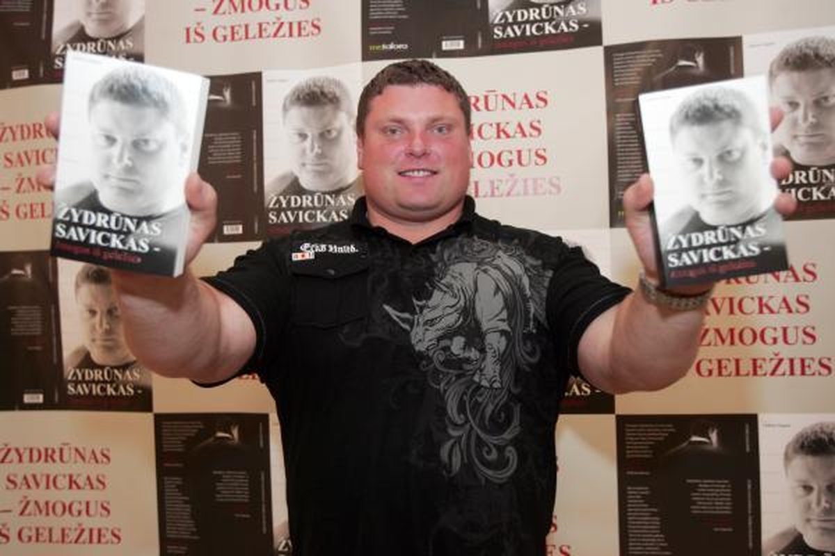 Ž.Savickas: A.Schwarzeneggeriui nuvežčiau lietuvišką knygos versiją