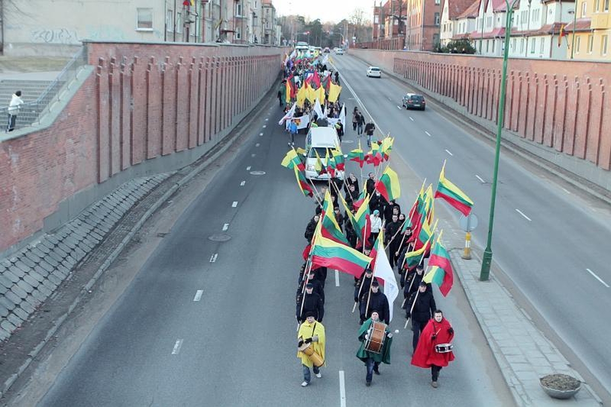 Klaipėda Kovo 11-ąją atšventė triukšmingai