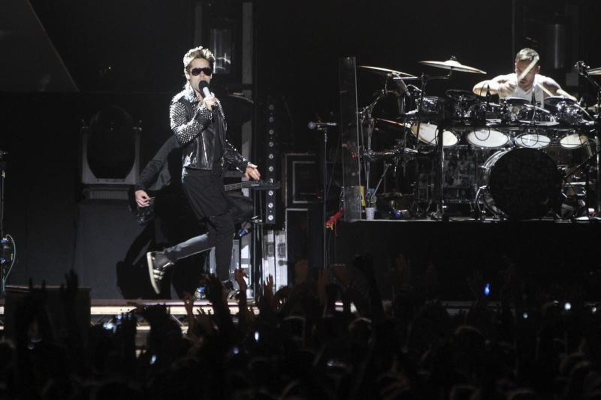 „30 Seconds to Mars“ gerbėjams padovanojo įspūdingą šou sostinėje