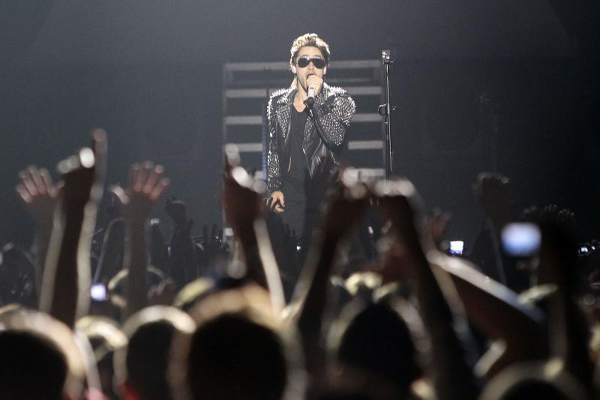 „30 Seconds to Mars“ gerbėjams padovanojo įspūdingą šou sostinėje